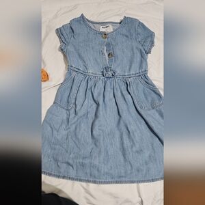 Demin material Dress size 5t